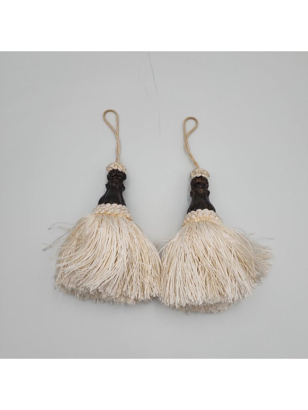 2 Curtain Drapery Decor RUSTIC Tassel Rope Cord Rope Tie Back